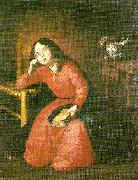 Francisco de Zurbaran the girl virgin asleep Spain oil painting reproduction